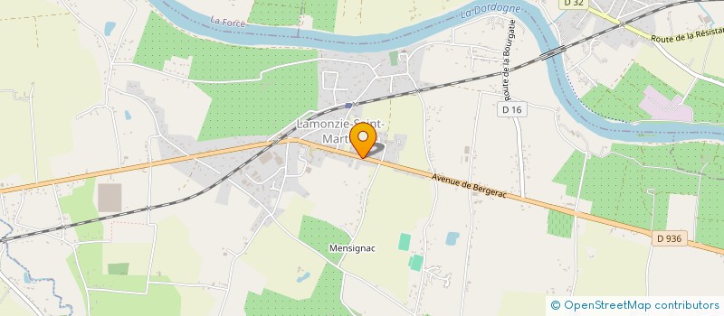 localisation de l'entreprise CS COUVERTURE 24  LAMONZIE-SAINT-MARTIN