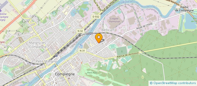 localisation de l'entreprise CS CRA (CONSULTING AND SERVICES CLINICAL RESEARCH ASSOCIATE) à COMPIEGNE