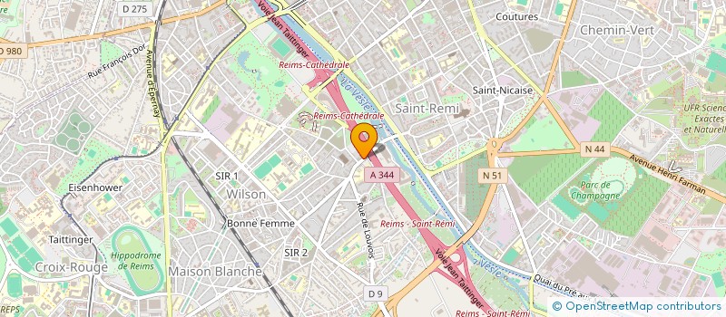 localisation de l'entreprise CS DEPANNAGES à REIMS