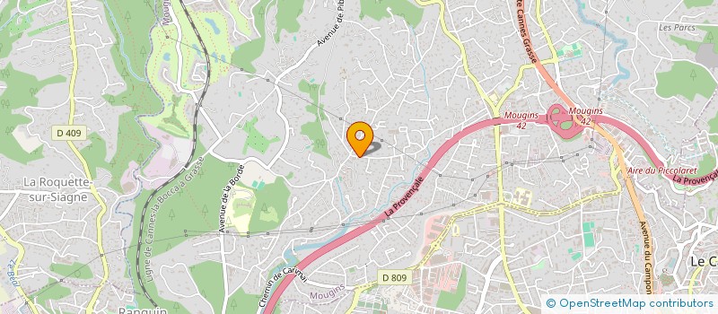 localisation de l'entreprise CS DESIGN AND BUILD à MOUGINS