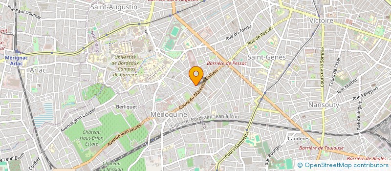 localisation de l'entreprise CS DEVELOPPEMENT  BORDEAUX