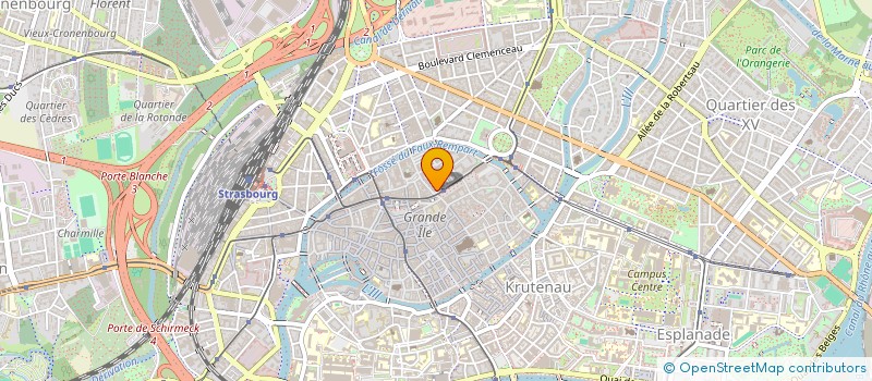 localisation de l'entreprise CS DIFFUSION à STRASBOURG