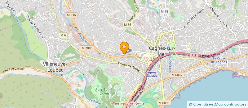 localisation de l'entreprise CS DISTRI à CAGNES-SUR-MER