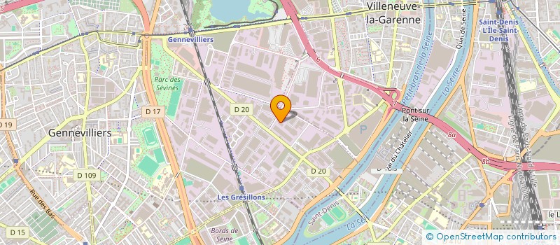 localisation de l'entreprise CS DISTRIB à GENNEVILLIERS