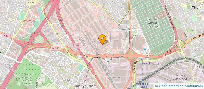 localisation de l'entreprise CS DISTRIBUTION  RUNGIS