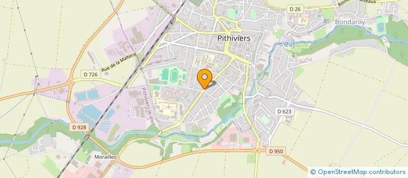 localisation de l'entreprise CS DURUPT  PITHIVIERS