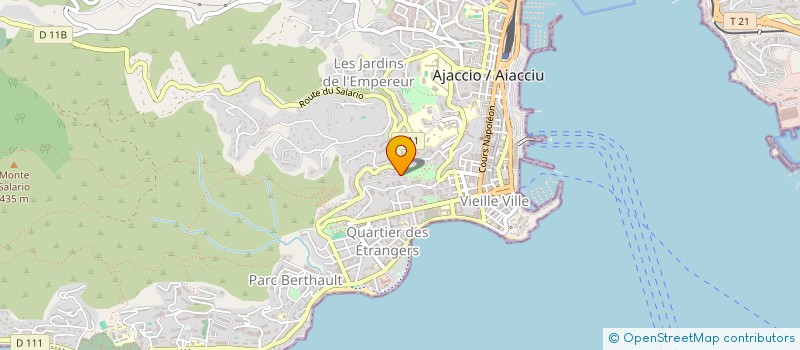 localisation de l'entreprise CS ELEC à AJACCIO