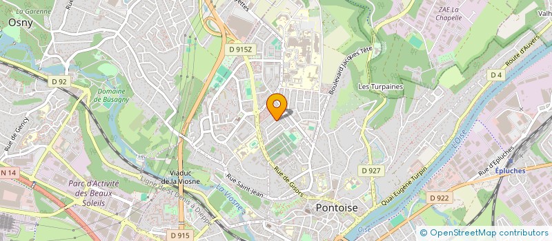 localisation de l'entreprise CS ELITE à PONTOISE
