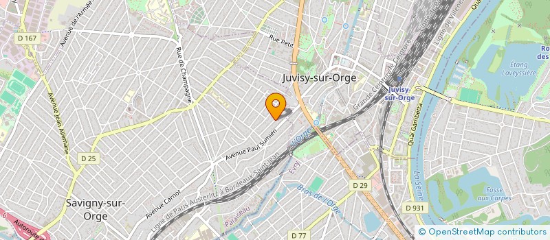 localisation de l'entreprise CS ETUDES ET CONSEILS à SAVIGNY-SUR-ORGE