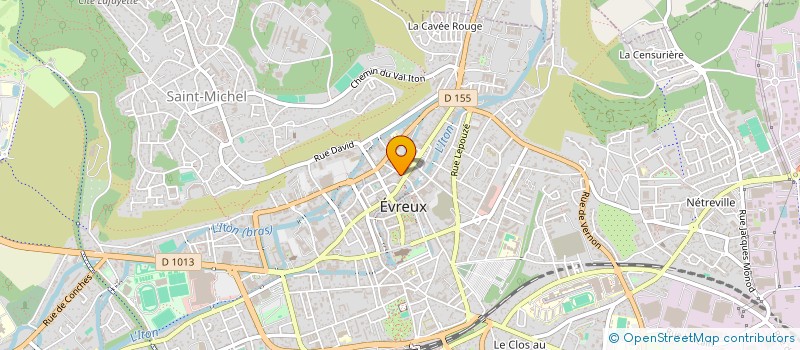 localisation de l'entreprise CS EVREUX à EVREUX