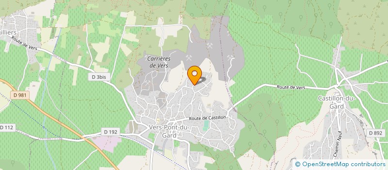 localisation de l'entreprise CS FERNANDEZ  VERS-PONT-DU-GARD