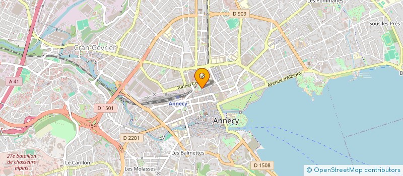 localisation de l'entreprise CS FINANCES à ANNECY