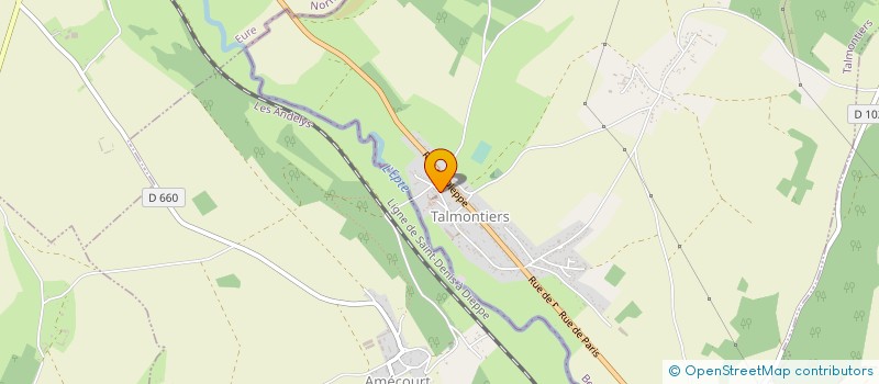 localisation de l'entreprise CS FORMATIONS  TALMONTIERS