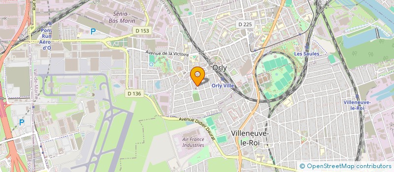 localisation de l'entreprise CS & GL  ORLY