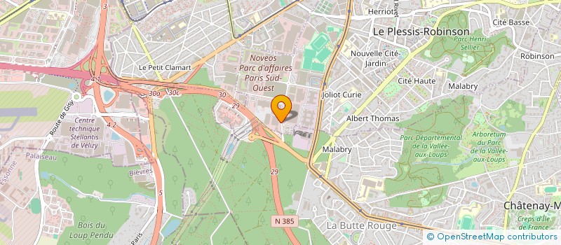 localisation de l'entreprise CS GROUP - FRANCE à LE PLESSIS-ROBINSON