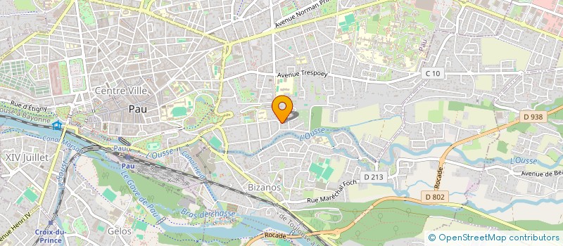 localisation de l'entreprise CS HOLDING à PAU