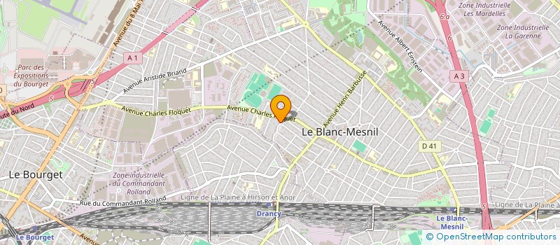 localisation de l'entreprise CS IMMO à LE BLANC-MESNIL