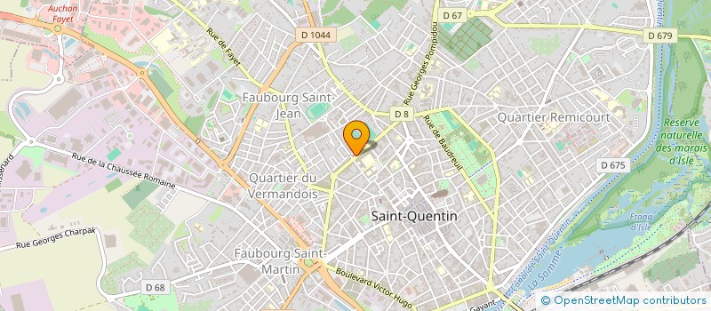 localisation de l'entreprise CS IMMO à SAINT-QUENTIN