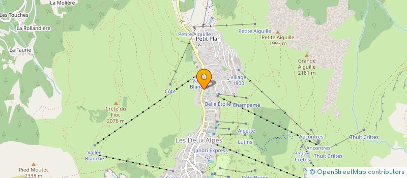 localisation de l'entreprise CS IMMO à LES DEUX ALPES