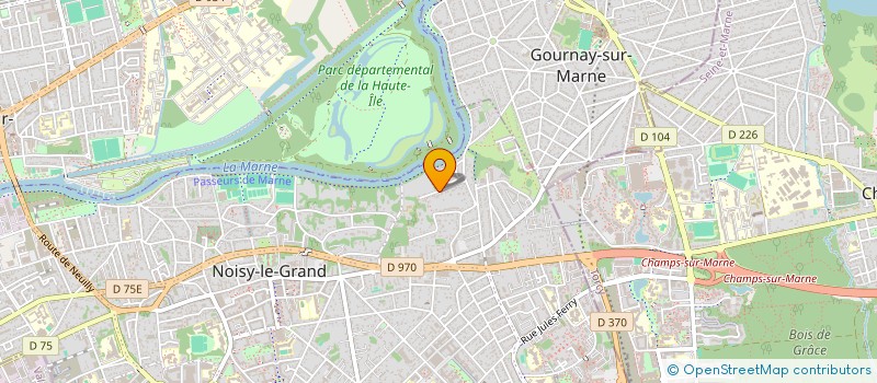 localisation de l'entreprise CS IMMOBILIER  NOISY-LE-GRAND