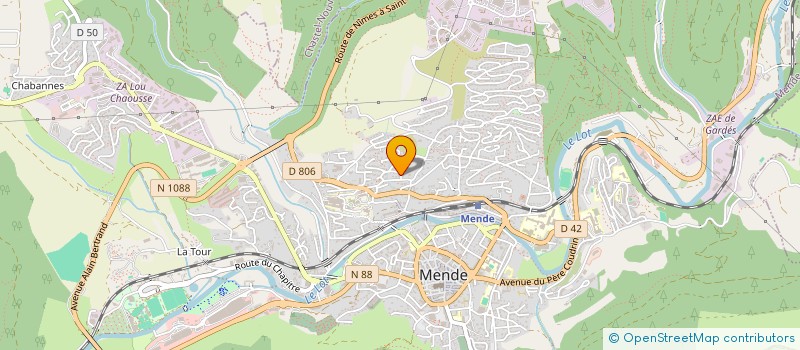 localisation de l'entreprise CS IMMOBILIER  MENDE