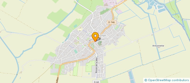 localisation de l'entreprise CS IMMOBILIER à SAINT-MICHEL-EN-L'HERM