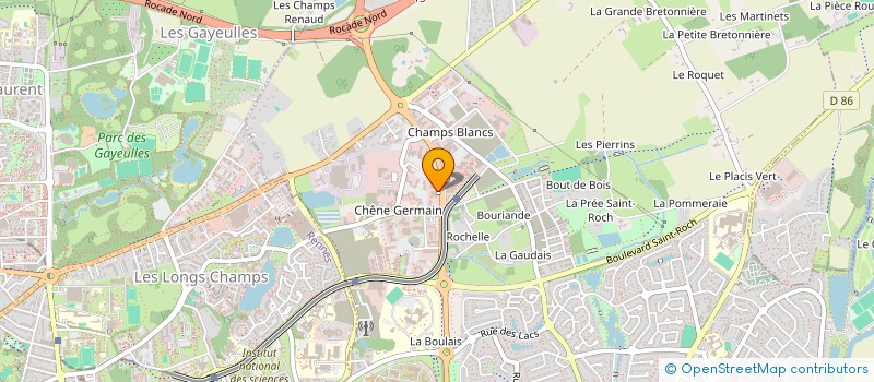 localisation de l'entreprise CS IMMOBILIER  CESSON-SEVIGNE