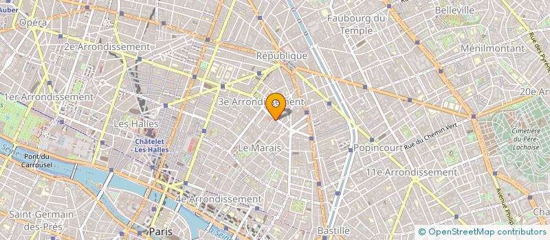 localisation de l'entreprise CS INDUSTRIES à PARIS