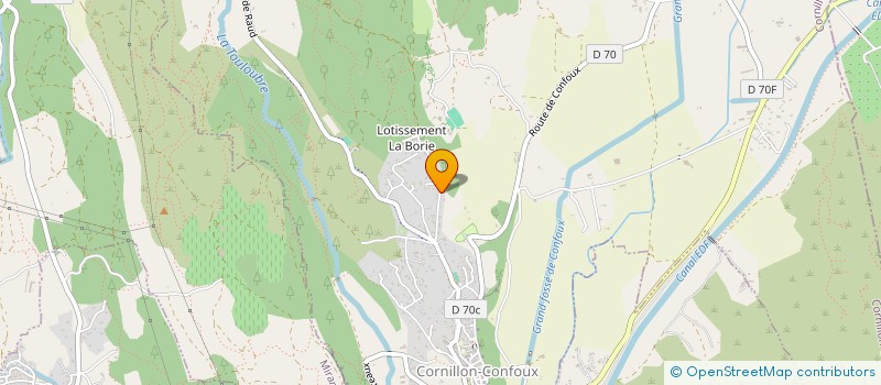 localisation de l'entreprise CS INVEST à CORNILLON-CONFOUX