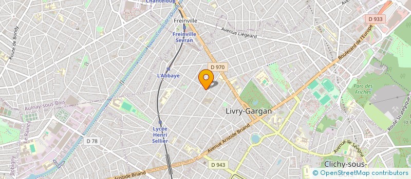 localisation de l'entreprise CS INVEST  LIVRY-GARGAN