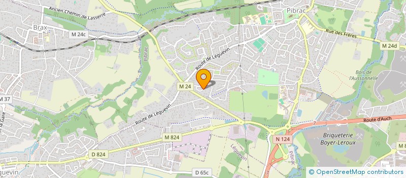 localisation de l'entreprise CS LAURENT  PIBRAC