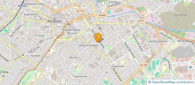 localisation de l'entreprise CS LOCATION CARS  ROUBAIX