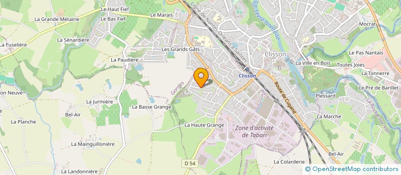 localisation de l'entreprise CS LOIRE ATLANTIQUE à LAILLY-EN-VAL