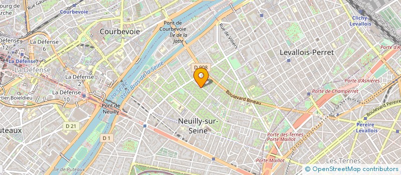 localisation de l'entreprise CS MARKETING ET COMMUNICATION à NEUILLY-SUR-SEINE