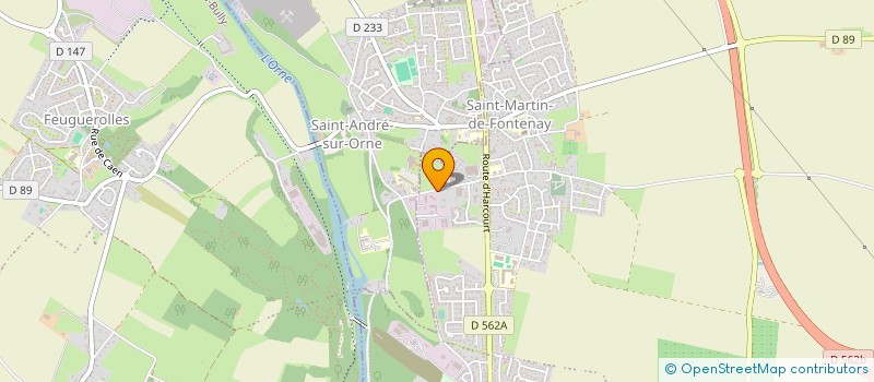 localisation de l'entreprise CS MATERIAUX  SAINT-MARTIN-DE-MAY