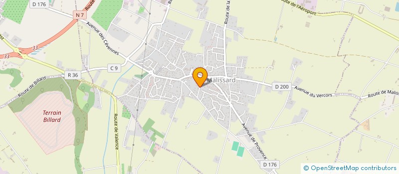 localisation de l'entreprise CS.MC  MALISSARD