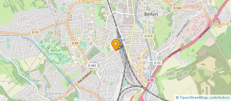 localisation de l'entreprise CS MIROLO à BELFORT