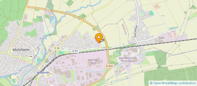 localisation de l'entreprise CS.NORD  MOLSHEIM