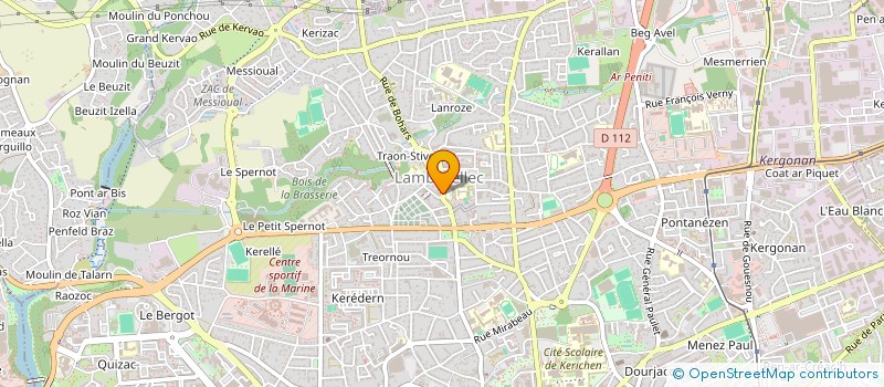 localisation de l'entreprise CS PELLE à BREST