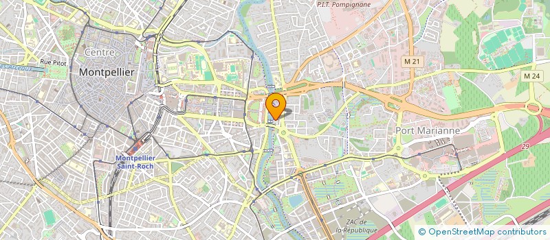 localisation de l'entreprise CS PHENIX 2 à MONTPELLIER