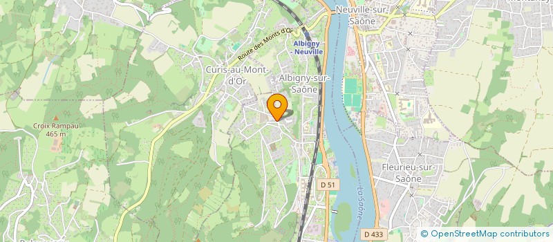 localisation de l'entreprise CS PLOMBERIE  ALBIGNY-SUR-SAONE