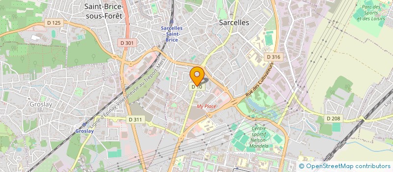 localisation de l'entreprise CS PLUS à SARCELLES