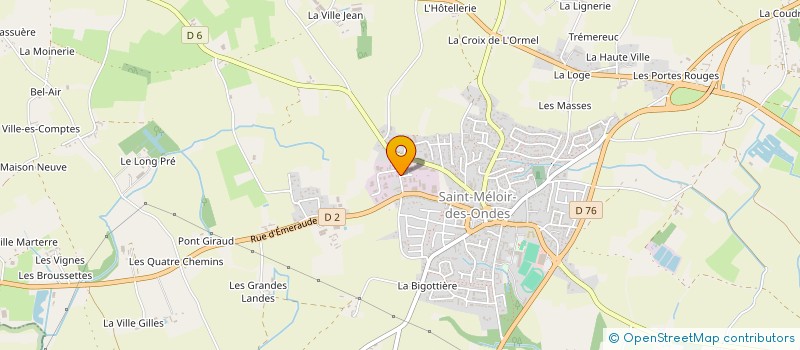 localisation de l'entreprise CS PRO  SAINT-MELOIR-DES-ONDES