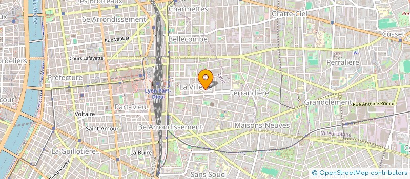 localisation de l'entreprise CS PROD à LYON