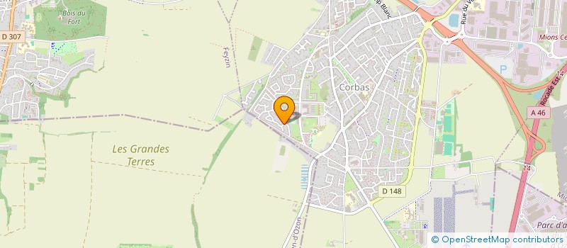 localisation de l'entreprise CS PRODUCTION à CORBAS