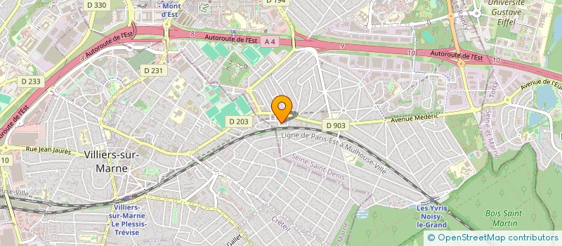 localisation de l'entreprise CS PROPRETE  NOISY-LE-GRAND