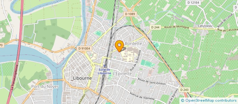 localisation de l'entreprise CS RENOVATION  LIBOURNE