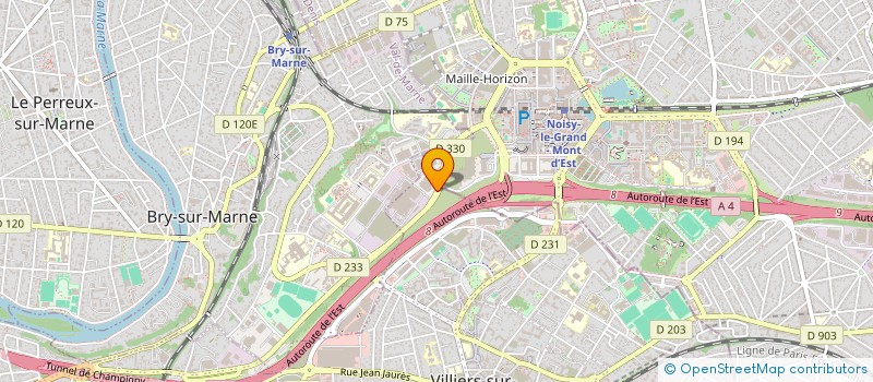 localisation de l'entreprise CS RIVER  VILLIERS-SUR-MARNE