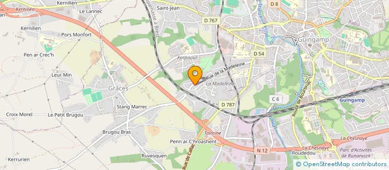 localisation de l'entreprise CS ROUTE à ESBLY