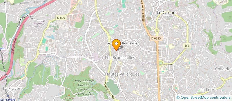 localisation de l'entreprise CS SERVICE à CANNES
